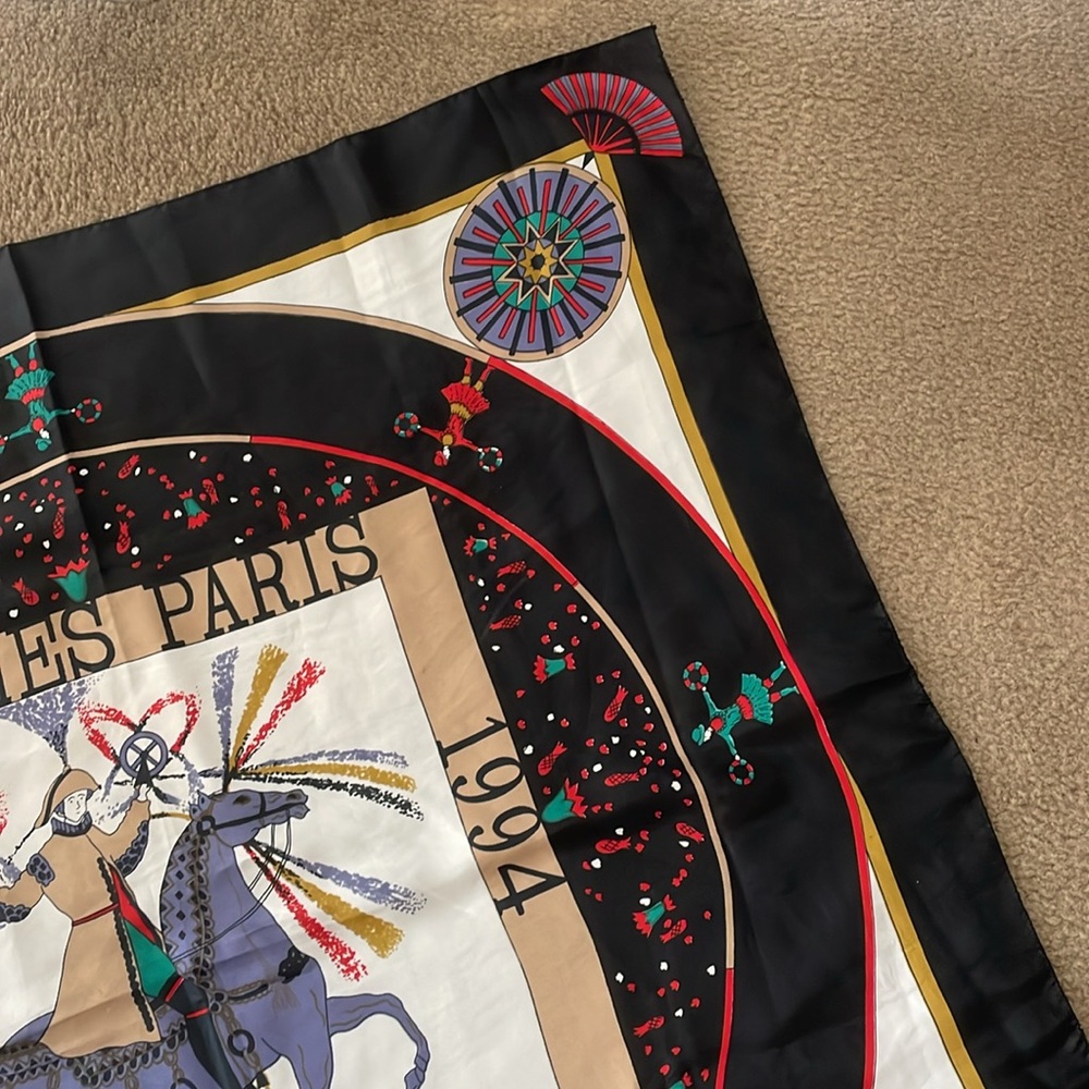 Vintage Hermés Paris 1994 Feux d'Artifice Silk Scarf 90cm - Picture 4 of 9